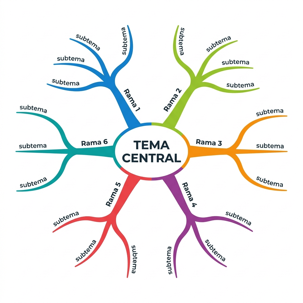 Plantilla de mapa mental