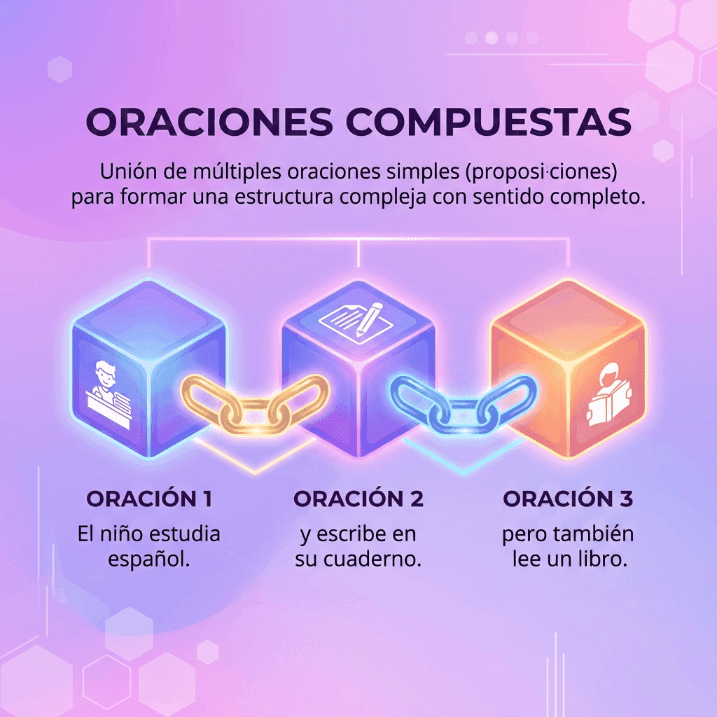 Oraciones compuestas en español