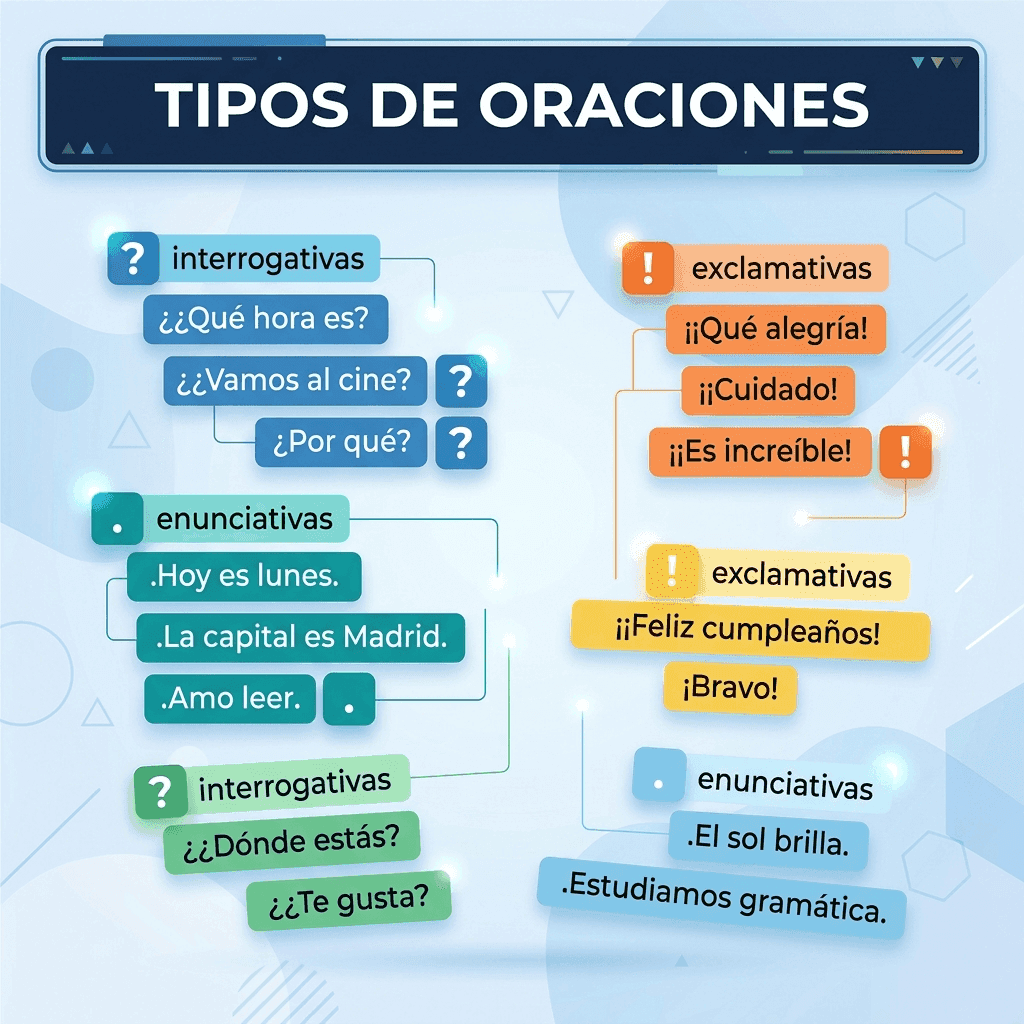 Oraciones exclamativas en español