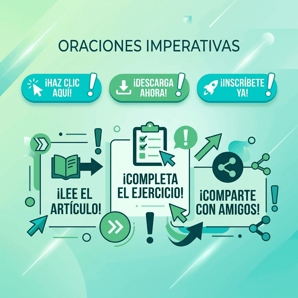 Oraciones imperativas en español