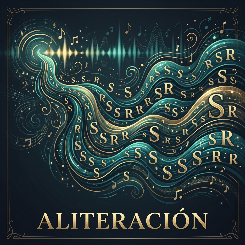 La aliteración: repetición de sonidos en poesía