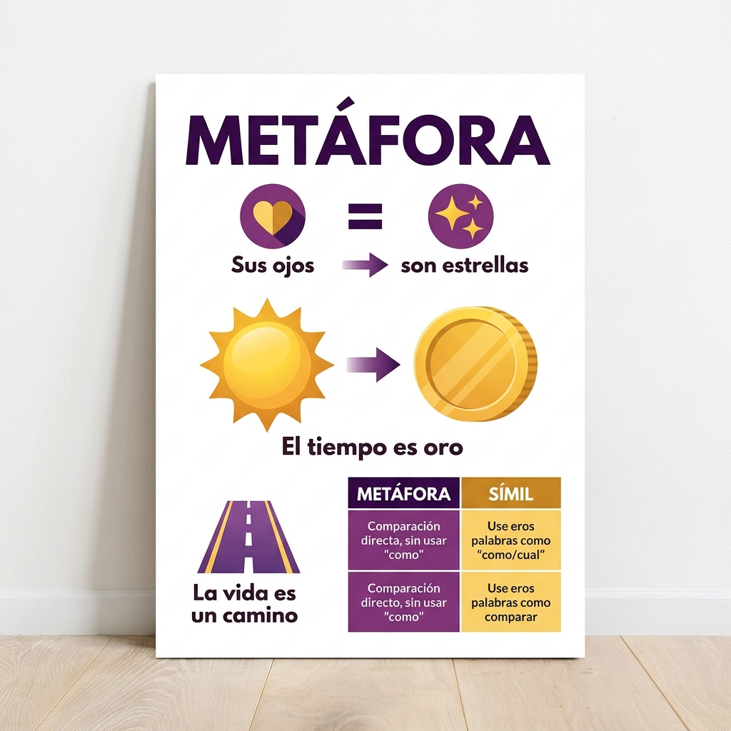 La metáfora: definición, tipos y ejemplos