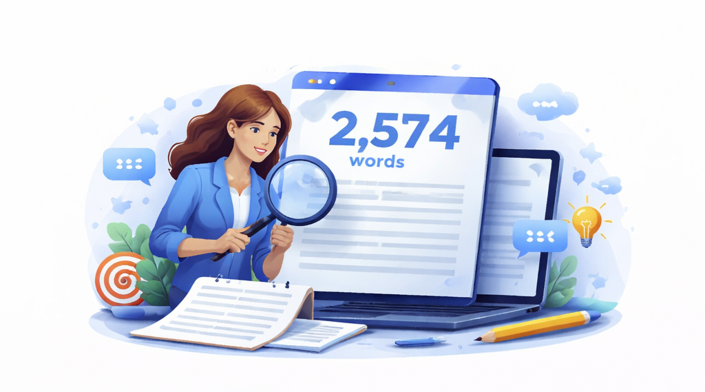 Persona revisando un texto en escritorio profesional